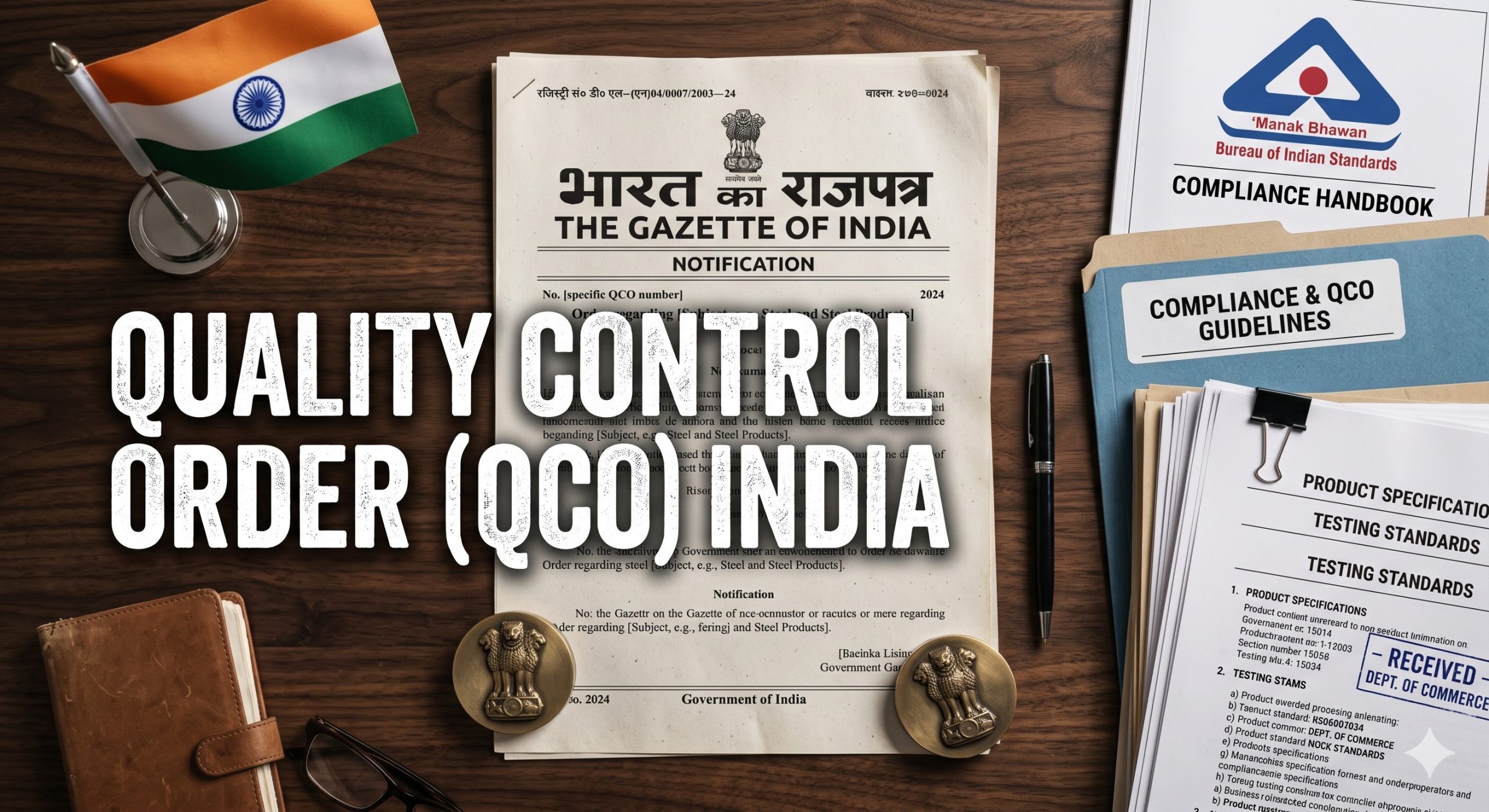 Quality Control Order India mandatory BIS certification guide