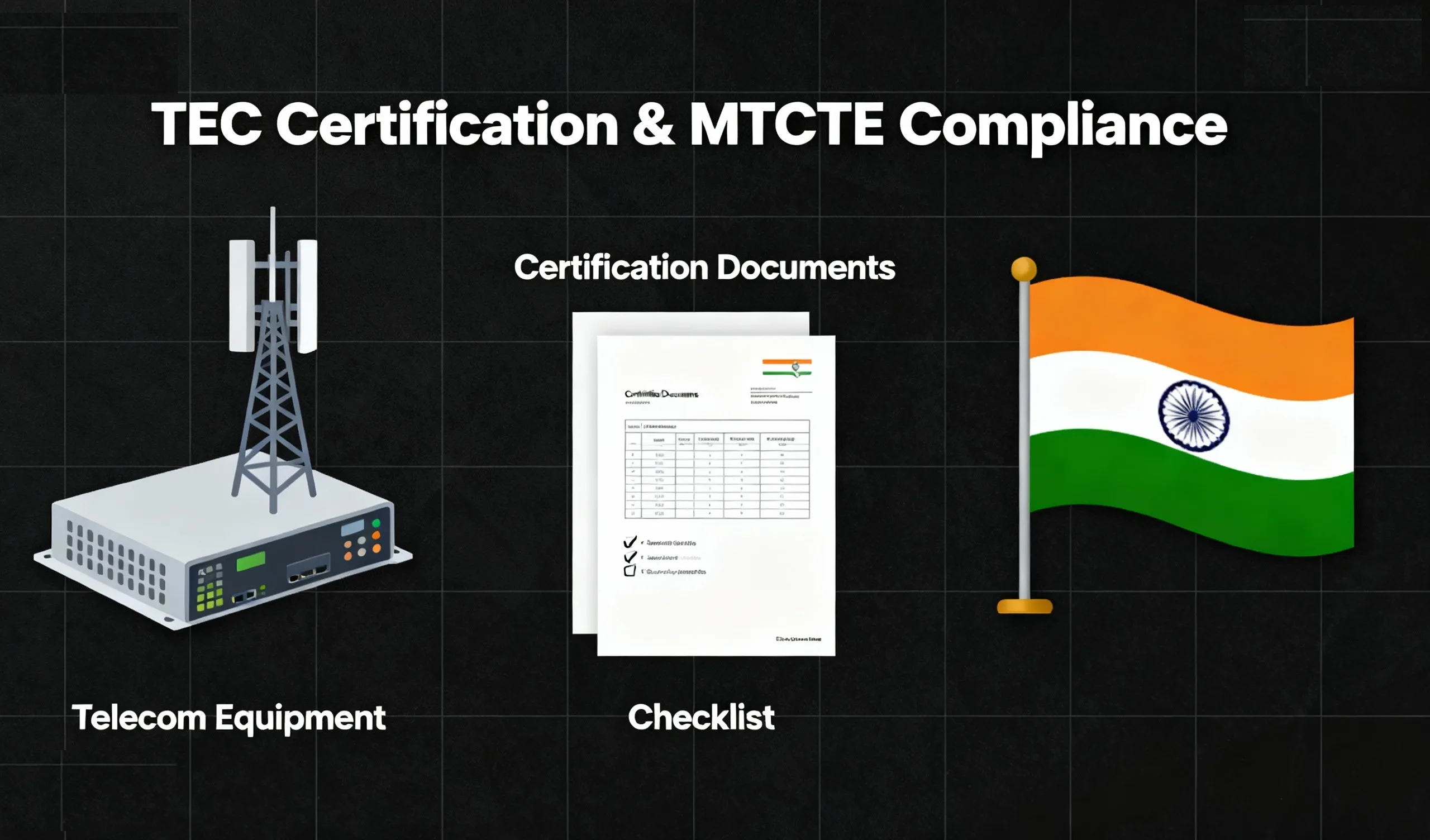 TEC MTCTE Approval and certification compliance for telecom equipment in India