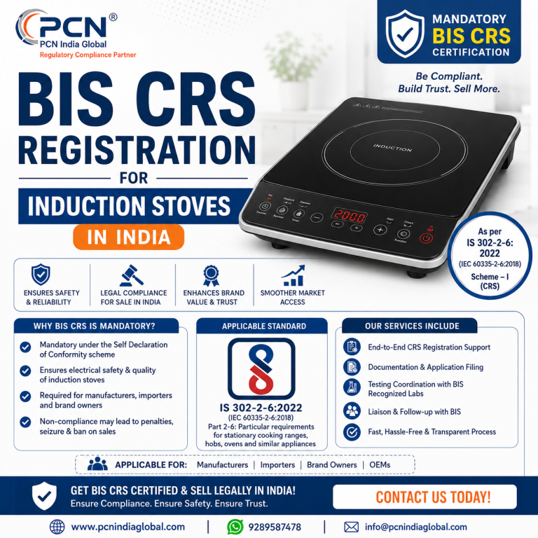 BIS CRS Registration for Induction Stoves in India: IS 302-2-6 and the Complete Compliance Process