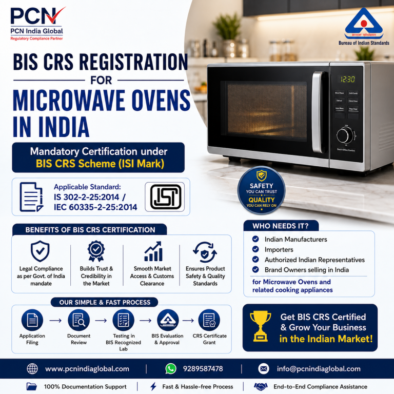 BIS CRS Registration for Microwave Ovens in India: IS 302-2-25 and the Complete Compliance Process