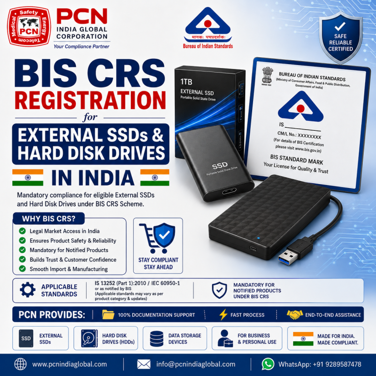 BIS CRS Registration for External SSDs & Hard Disk Drives in India: IS 13252 and the Complete Compliance Process