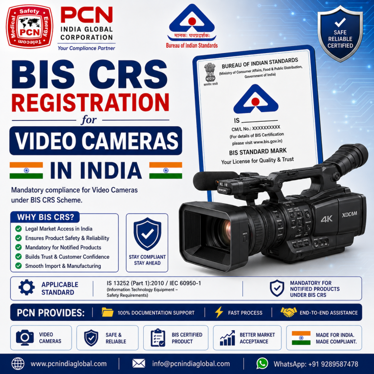 BIS CRS Registration for Video Cameras in India: IS 616:2017 and the Complete Compliance Process