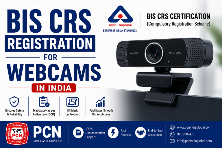 BIS CRS Registration for Webcams in India: IS 616:2017 and the Complete Compliance Process