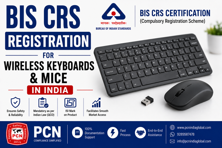 BIS CRS Registration for Wireless Keyboards & Mice in India: Standards, WPC and the Complete Compliance Process
