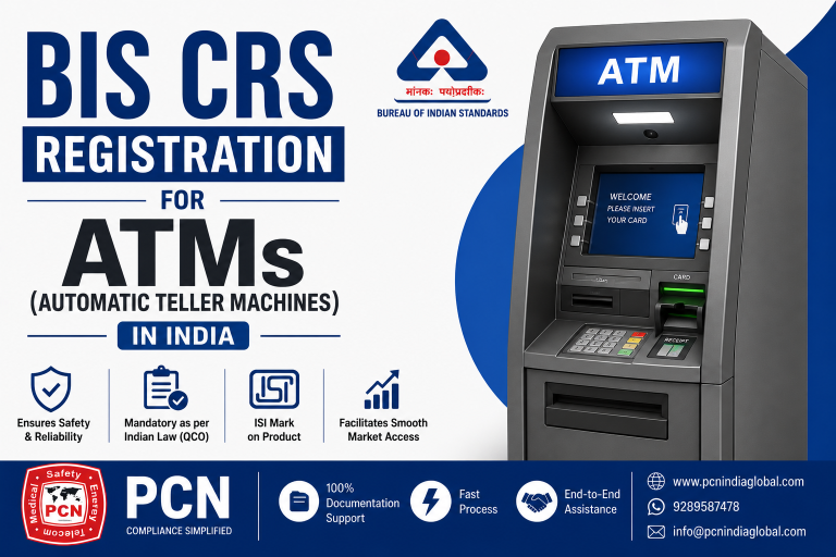BIS CRS Registration for ATMs (Automatic Teller Machines) in India: IS 13252 and the Complete Compliance Process