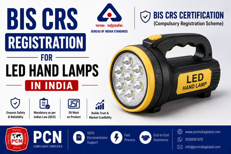 BIS CRS Registration for LED Hand Lamps in India: IS 10322 (Part 5/Section 6) and the Complete Process