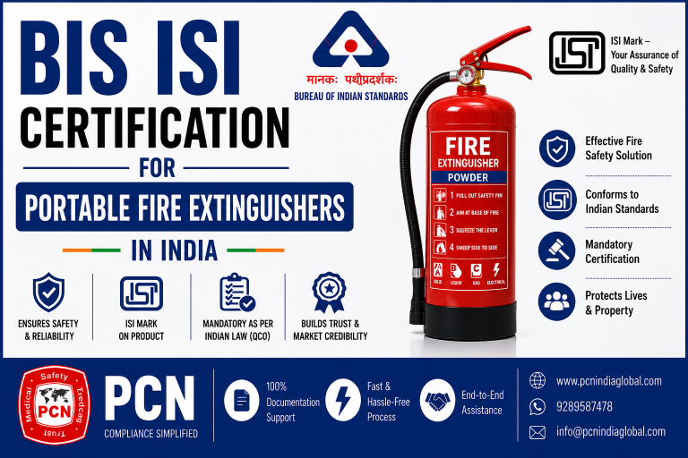 BIS ISI Certification for Portable Fire Extinguishers in India: IS 15683:2018 and the Complete Licensing Process