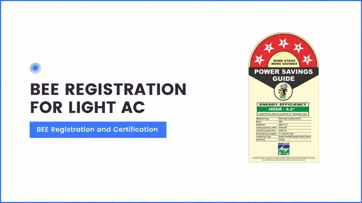 BEE Star Rating & Registration for Evaporative Air Coolers in India: EER, Schedule 40 and the Complete Star Label Proces