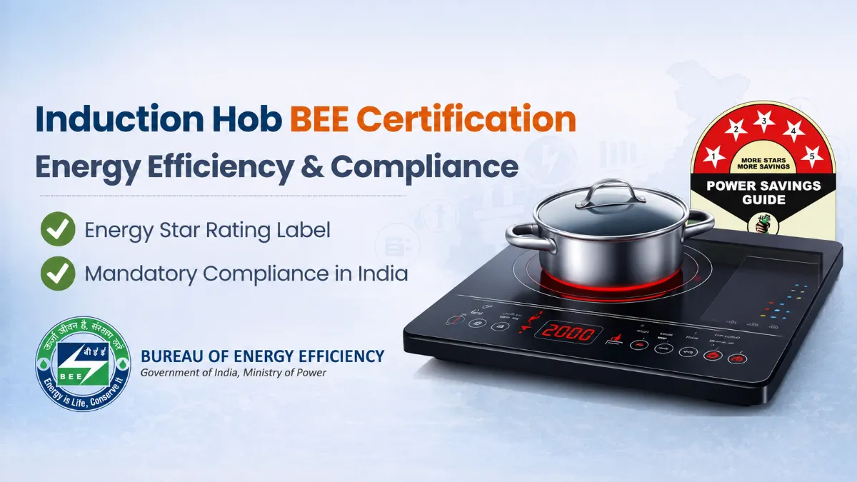 BEE Star Rating & Registration for Induction Hobs in India: Energy Consumption, IS 19014 and the Complete Star Label Pro