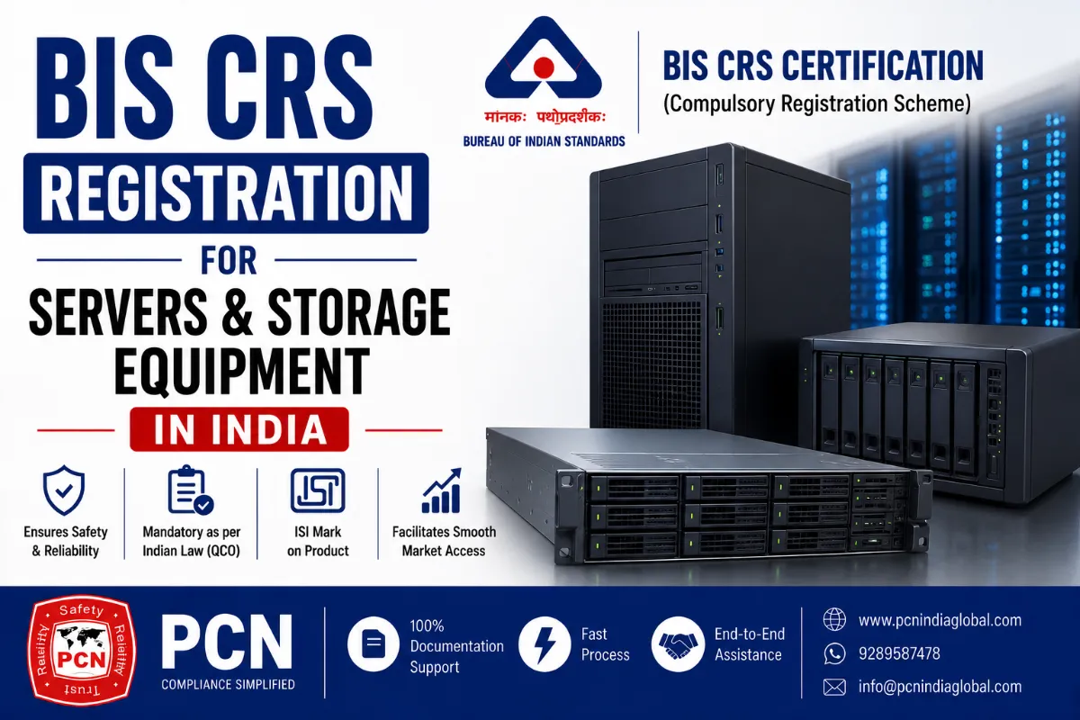 BIS CRS Registration for Servers & Storage Equipment in India: IS 13252 / IS 62368-1 and the Complete Compliance Process