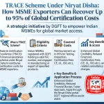 TRACE Scheme Under Niryat Disha: How MSME Exporters Can Recover Up to 95% of Global Certification Costs
